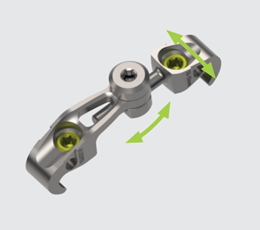 Nẹp nối ngang tự điều chỉnh kích cỡ, tiệt trùng sẵn, các cỡ VERTICALE