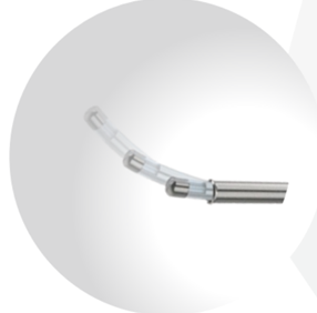 Lưỡi cắt đốt bằng sóng cao tần plasma, đầu lưỡi đốt uốn được Spine-o-UBE dùng trong phẫu thuật nội soi cột sống hai cổng